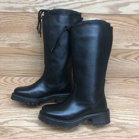 ll bean black leather boots